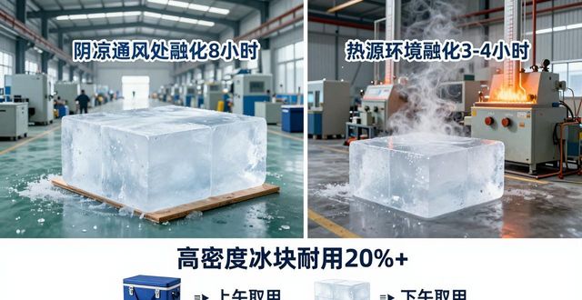 工厂车间高温不用愁 这家降温大冰块厂批发真冰效果快